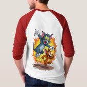 Tom and Jerry Classic Cartoon Chase T-Shirt (Rückseite)