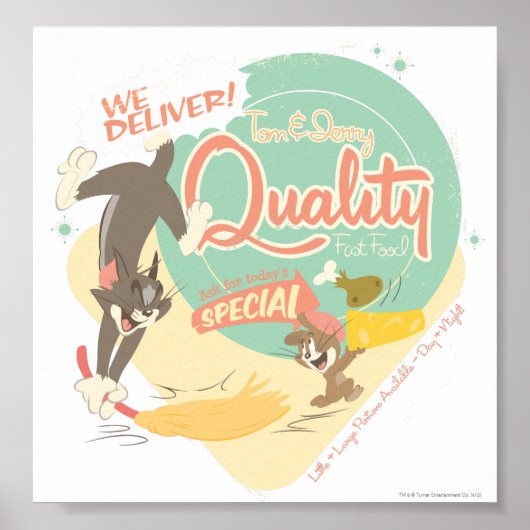 Tom And Jerry Fast Food Poster (Vorne)