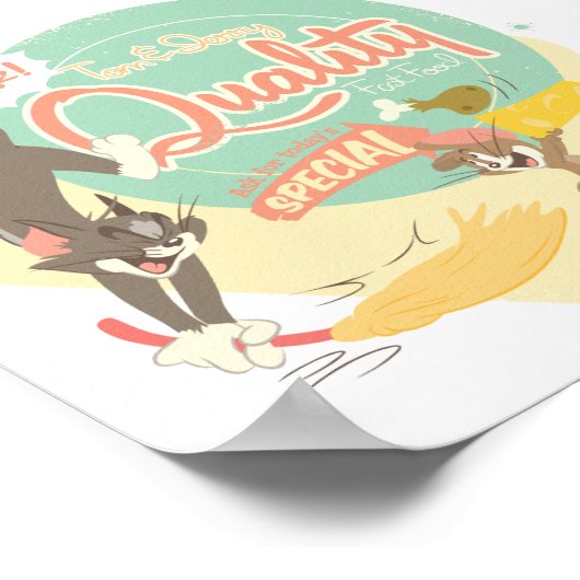 Tom And Jerry Fast Food Poster (Ecke)