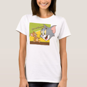 Tom and Jerry Hanna Barbera Logo T-Shirt