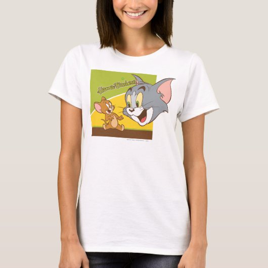 Tom and Jerry Hanna Barbera Logo T-Shirt (Vorderseite)