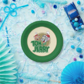 Tom and Jerry Holiday Logo Pappteller (Party)