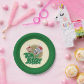 Tom and Jerry Holiday Logo Pappteller (Party)