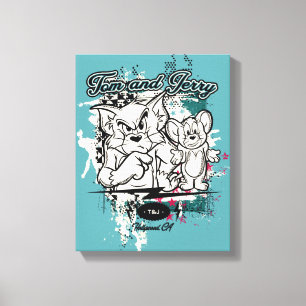 Tom and Jerry Hollywood CA Leinwanddruck