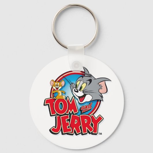 Tom and Jerry Logo Schlüsselanhänger (Vorderseite)