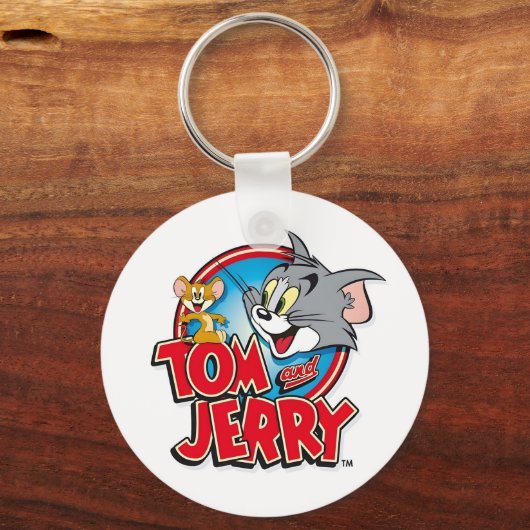 Tom and Jerry Logo Schlüsselanhänger (Vorderseite)