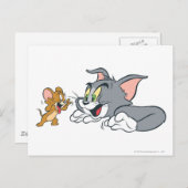 Tom and Jerry Make Faces Postkarte (Vorne/Hinten)