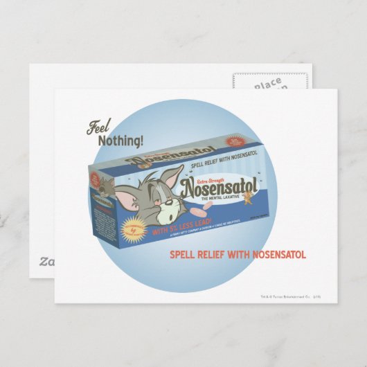 Tom and Jerry Nosensatol 2 Postkarte (Vorne/Hinten)