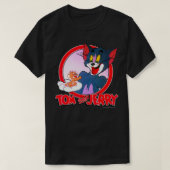 Tom And Jerry Retro Style Portrait T-Shirt (Design vorne)