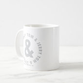 Tom and Jerry Round Logo 2 Kaffeetasse (Vorderseite Links)