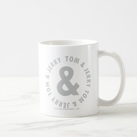 Tom and Jerry Round Logo 2 Kaffeetasse (Rechts)