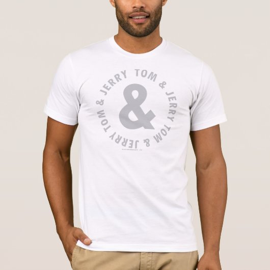 Tom and Jerry Round Logo 2 T-Shirt (Vorderseite)