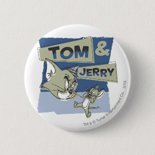 Tom and Jerry Scaredey Mouse Button