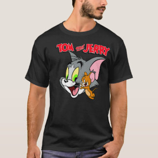 Tom And Jerry Simple Portrait Logo T-Shirt