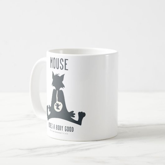 Tom Ate Jerry Silhouette Kaffeetasse (Vorderseite Links)