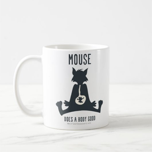 Tom Ate Jerry Silhouette Kaffeetasse (Links)