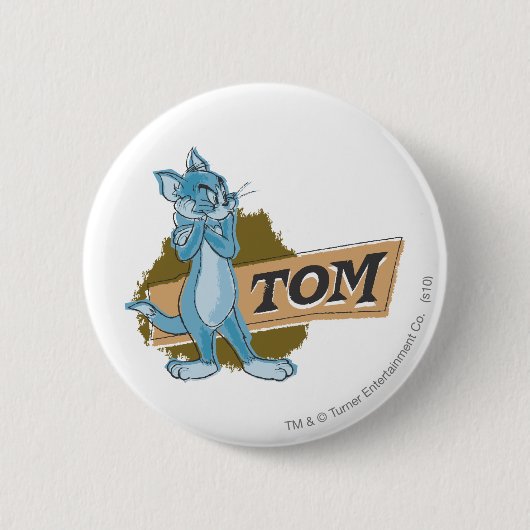 Tom Attitude Logo Button (Vorderseite)