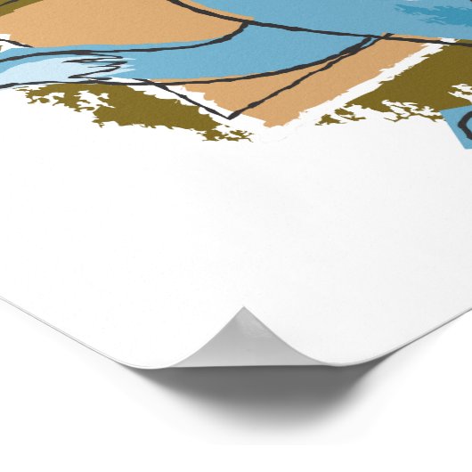 Tom Attitude Logo Poster (Ecke)