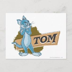 Tom Attitude Logo Postkarte