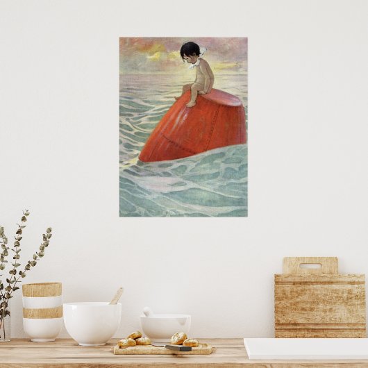 Tom Auf den Kram von Jessie Willcox Smith Poster (Küche)