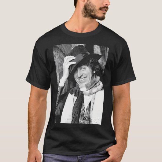 Tom Baker Der vierte Doktor Who 1975 T-Shirt (Vorderseite)