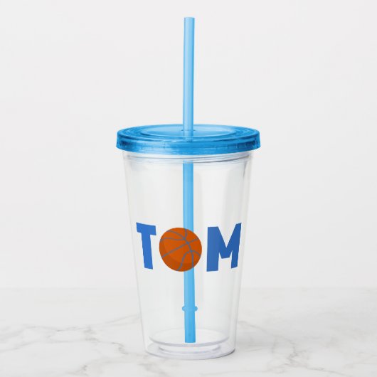 Tom Basketball Acryltrinkbecher (Vorderseite)