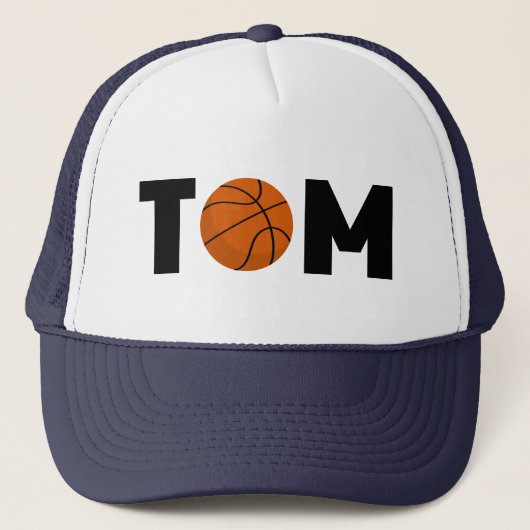 Tom Basketball Truckerkappe (Vorderseite)