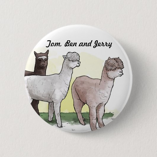 Tom-, Ben- und Jerry-Abzeichen Button (Vorderseite)