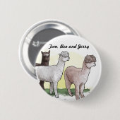 Tom-, Ben- und Jerry-Abzeichen Button (Vorne & Hinten)