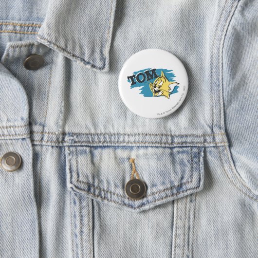 Tom Blue und Yellow Logo Button (Beispiel)