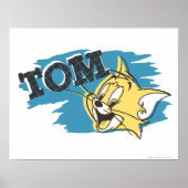 Tom Blue und Yellow Logo Poster (Vorne)
