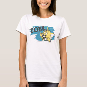 Tom Blue und Yellow Logo T-Shirt