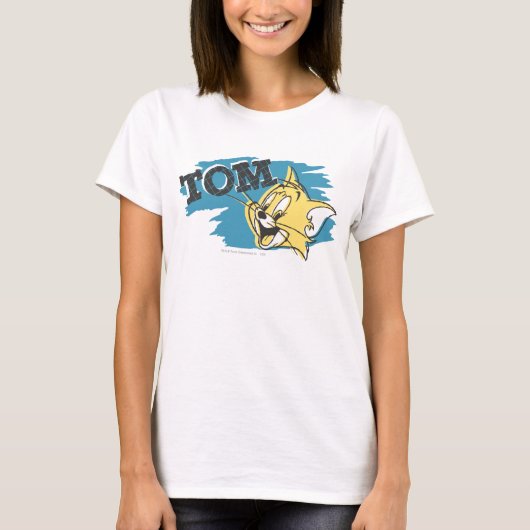 Tom Blue und Yellow Logo T-Shirt (Vorderseite)