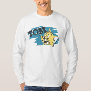 Tom Blue und Yellow Logo T-Shirt