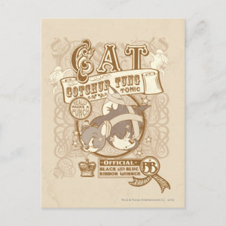 Tom Cat Gotchur Tung Tonic Postkarte