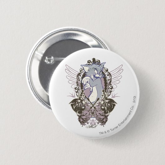 Tom Cat Outa Hell Button (Vorne & Hinten)