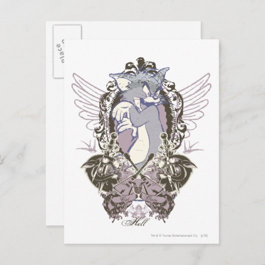 Tom Cat Outa Hell Postkarte (Vorne/Hinten)