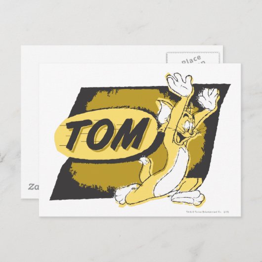 Tom Chasing Postkarte (Vorne/Hinten)