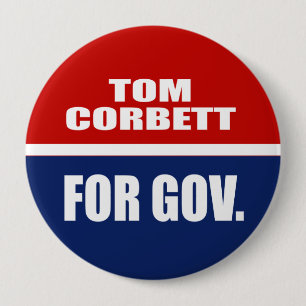 TOM CORBETT FÜR GOUVERNEUR BUTTON