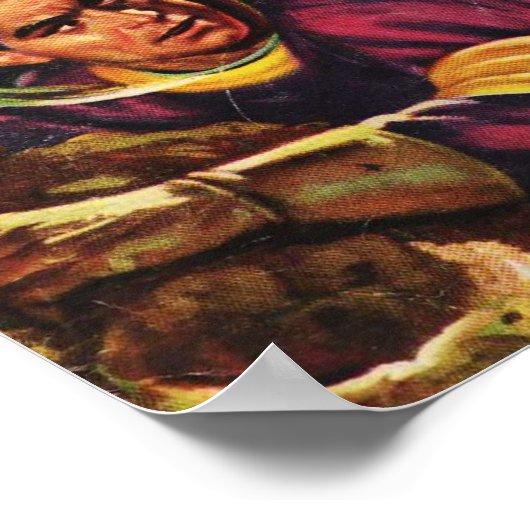 Tom Corbett Space Cadet: Explodierendes Raketensch Poster (Ecke)