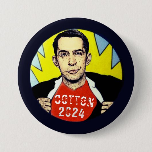 Tom Cotton für den Präsidenten 2024 Button (Vorderseite)