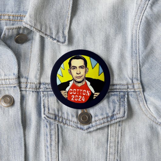Tom Cotton für den Präsidenten 2024 Button (Beispiel)