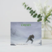 Tom Crean Postcard Design Postkarte (Stehend Vorderseite)