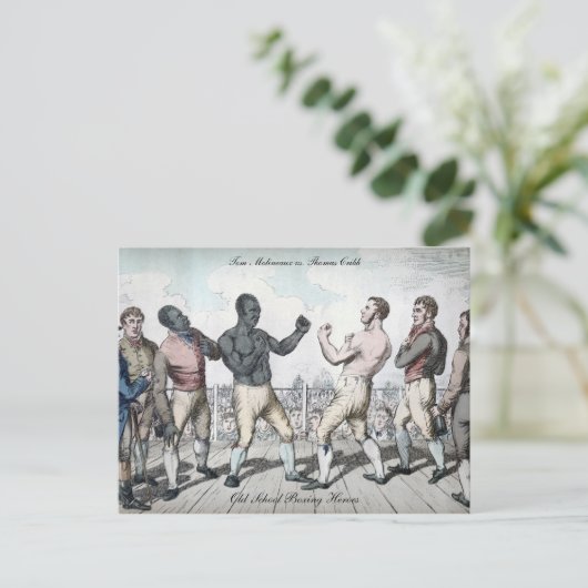 Tom Cribb vs. Thomas Molineaux Postcard Postkarte (Stehend Vorderseite)