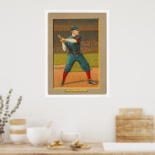Tom Downey Reds Baseball 1911 Poster (Küche)