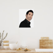 Tom Ellis Lucifer Poster (Küche)