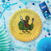 Tom Foolery Funny Türkei in Sunshine Pappteller (Party)