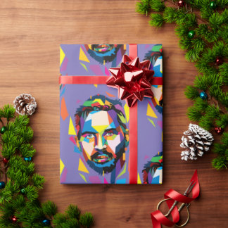 Tom Hardy wpap portrait Geschenkpapier