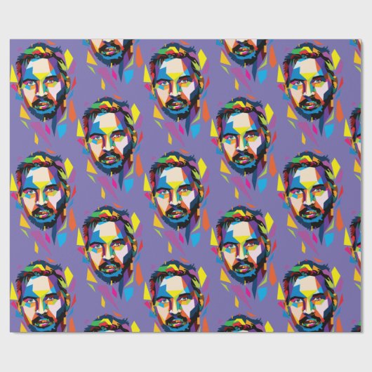 Tom Hardy wpap portrait Geschenkpapier (Flach)