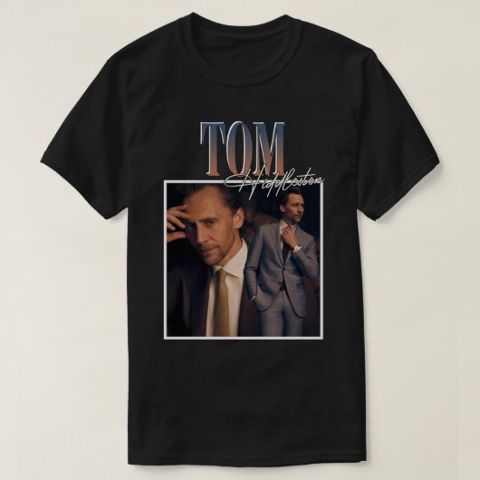 Tom Hiddleston Classic T - Shirt (Design vorne)